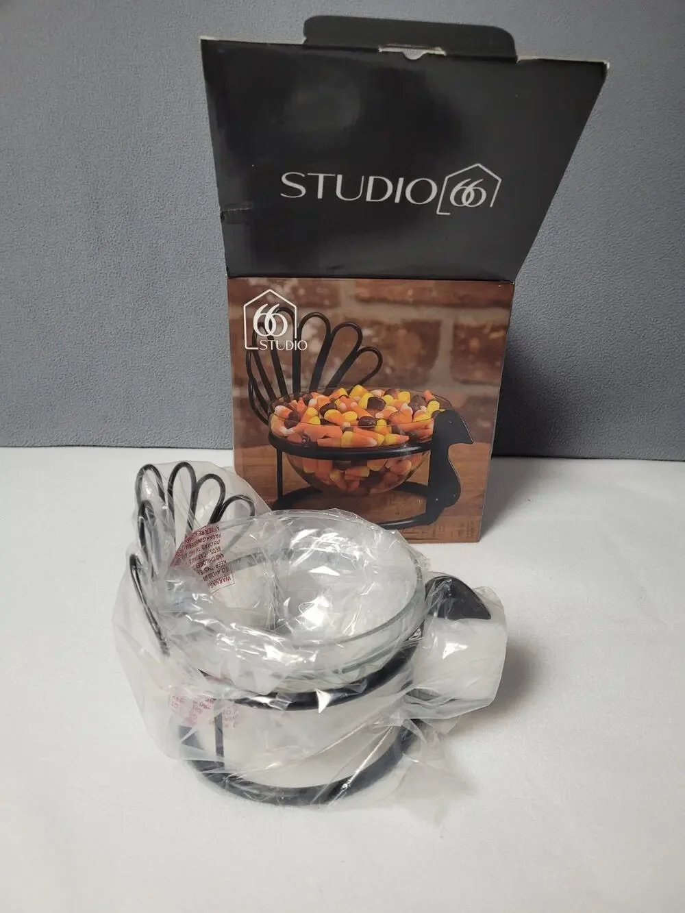 Studio 66 Turkey Bowl with Metal Stand